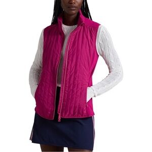 Polo Ralph Lauren Womens Performance Wool Nylon Full Zip Solod Vest $198
